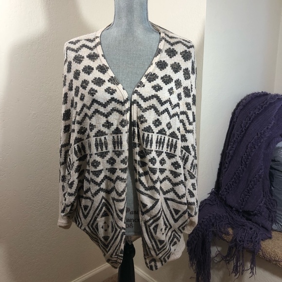 Windsor Multicolored Knit Boho Cardigan - Picture 1 of 7